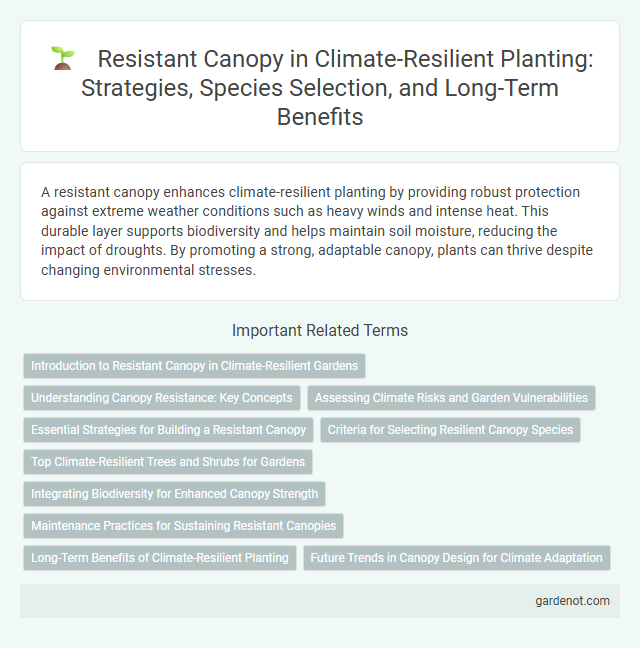 Resistant Canopy in Climate-Resilient Planting: Strategies, Species Selection, and Long-Term Benefits