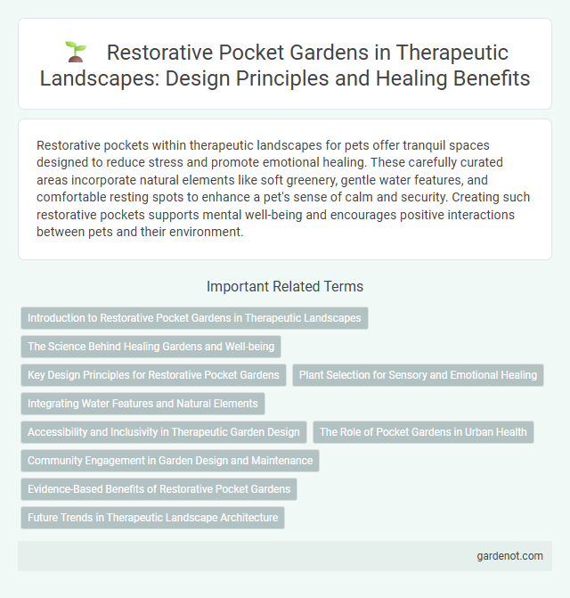 Restorative Pocket Gardens in Therapeutic Landscapes: Design Principles and Healing Benefits
