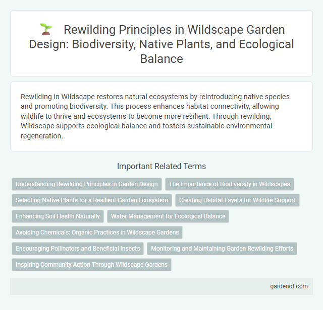 Rewilding Principles in Wildscape Garden Design: Biodiversity, Native Plants, and Ecological Balance