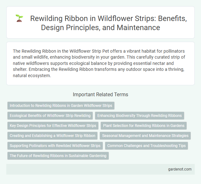 Rewilding Ribbon in Wildflower Strips: Benefits, Design Principles, and Maintenance