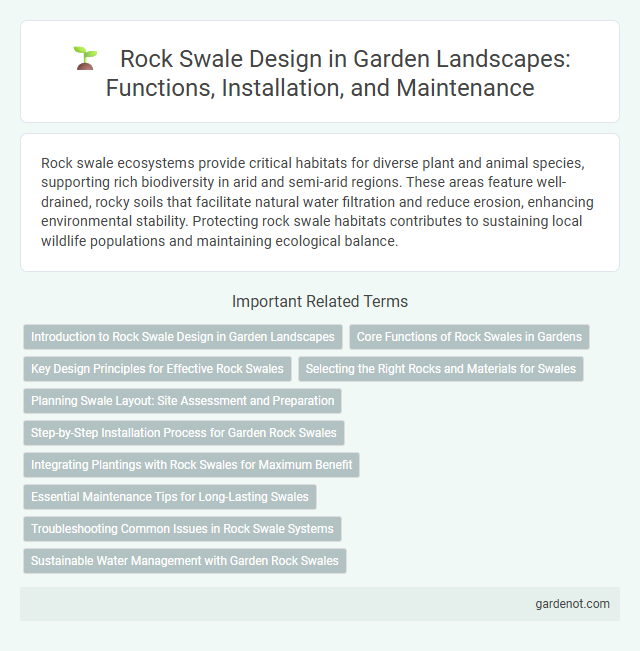 Rock Swale Design in Garden Landscapes: Functions, Installation, and Maintenance