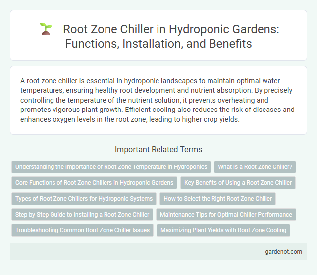 Root Zone Chiller in Hydroponic Gardens: Functions, Installation, and Benefits