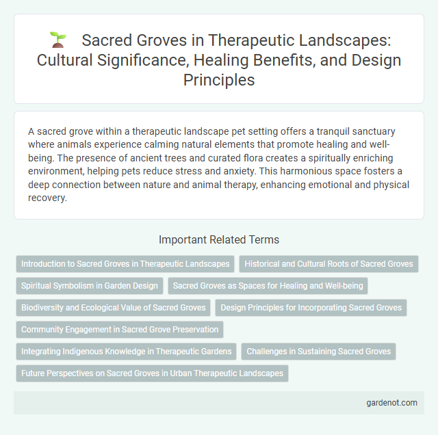 Sacred Groves in Therapeutic Landscapes: Cultural Significance, Healing Benefits, and Design Principles