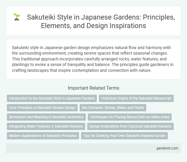 Sakuteiki Style in Japanese Gardens: Principles, Elements, and Design Inspirations