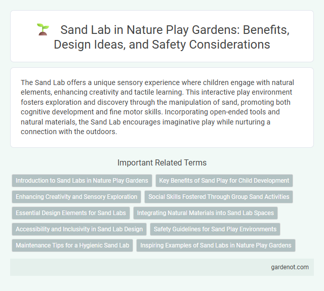 Sand Lab in Nature Play Gardens: Benefits, Design Ideas, and Safety Considerations