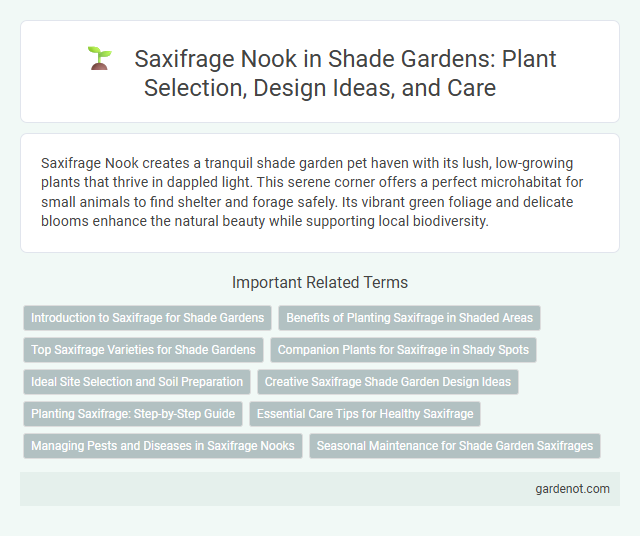 Saxifrage Nook in Shade Gardens: Plant Selection, Design Ideas, and Care