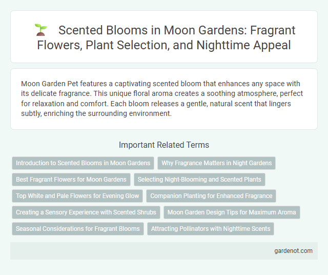 Scented Blooms in Moon Gardens: Fragrant Flowers, Plant Selection, and Nighttime Appeal