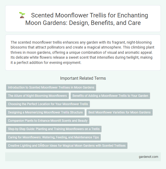 Scented Moonflower Trellis for Enchanting Moon Gardens: Design, Benefits, and Care