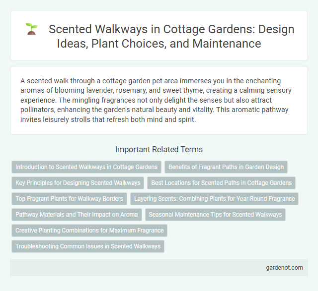 Scented Walkways in Cottage Gardens: Design Ideas, Plant Choices, and Maintenance
