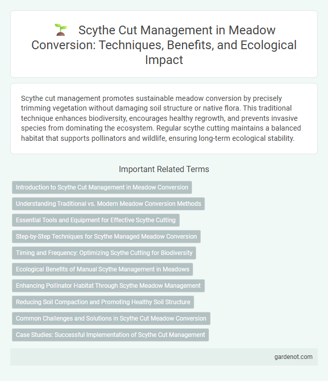 Scythe Cut Management in Meadow Conversion: Techniques, Benefits, and Ecological Impact