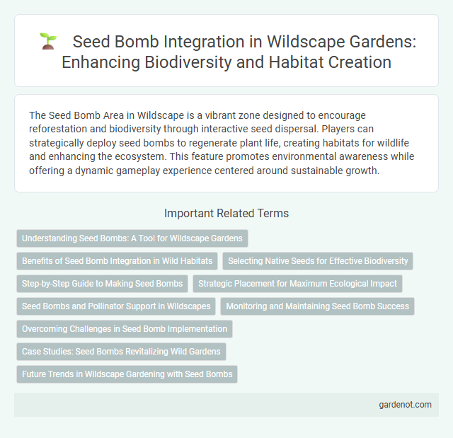 Seed Bomb Integration in Wildscape Gardens: Enhancing Biodiversity and Habitat Creation
