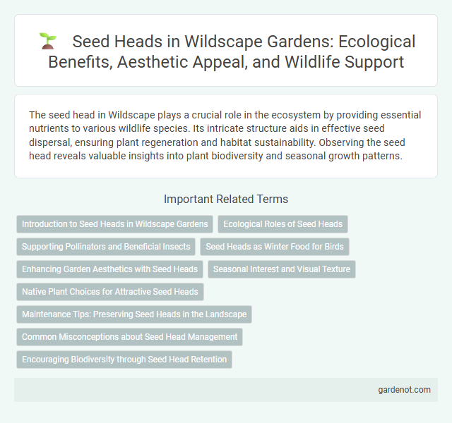 Seed Heads in Wildscape Gardens: Ecological Benefits, Aesthetic Appeal, and Wildlife Support