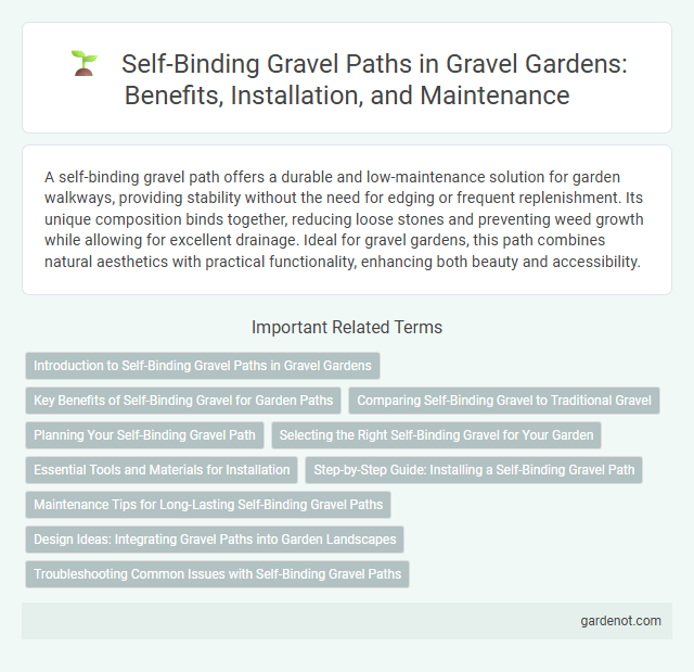 Self-Binding Gravel Paths in Gravel Gardens: Benefits, Installation, and Maintenance