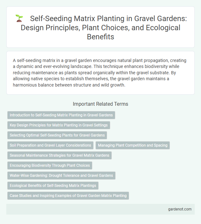 Self-Seeding Matrix Planting in Gravel Gardens: Design Principles, Plant Choices, and Ecological Benefits
