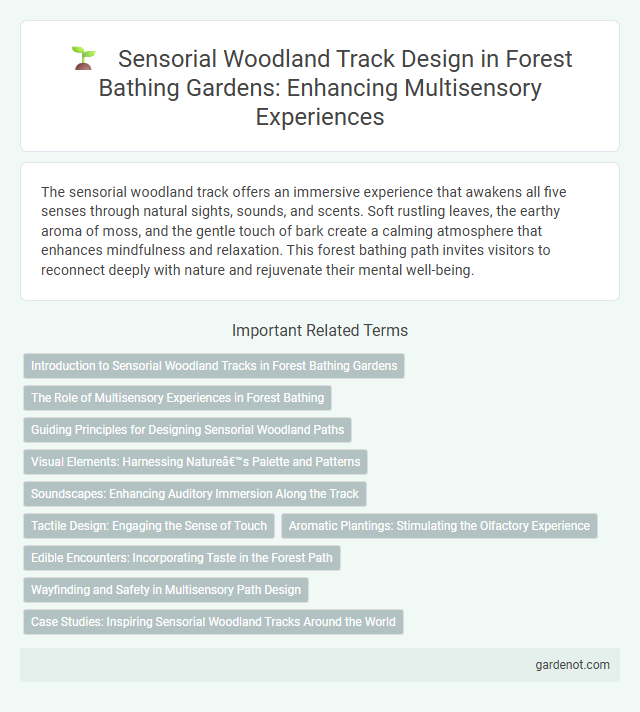 Sensorial Woodland Track Design in Forest Bathing Gardens: Enhancing Multisensory Experiences