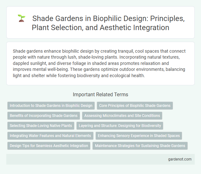 Shade Gardens in Biophilic Design: Principles, Plant Selection, and Aesthetic Integration
