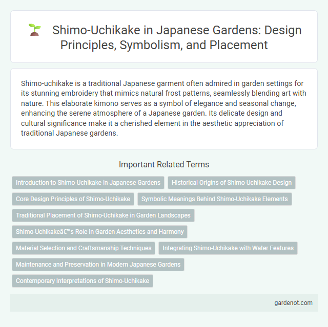 Shimo-Uchikake in Japanese Gardens: Design Principles, Symbolism, and Placement