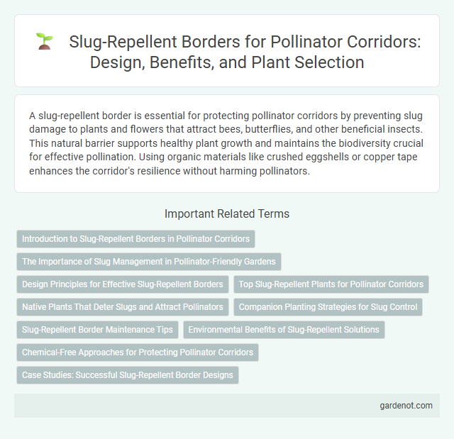Slug-Repellent Borders for Pollinator Corridors: Design, Benefits, and Plant Selection