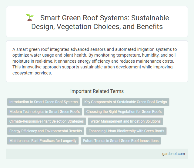 Smart Green Roof Systems: Sustainable Design, Vegetation Choices, and Benefits