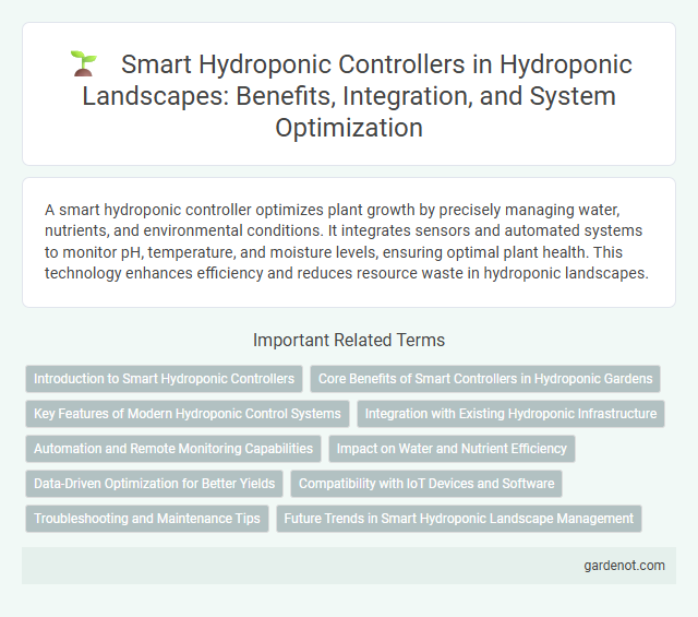 Smart Hydroponic Controllers in Hydroponic Landscapes: Benefits, Integration, and System Optimization