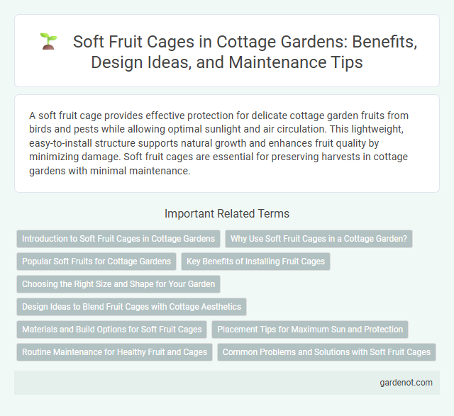 Soft Fruit Cages in Cottage Gardens: Benefits, Design Ideas, and Maintenance Tips