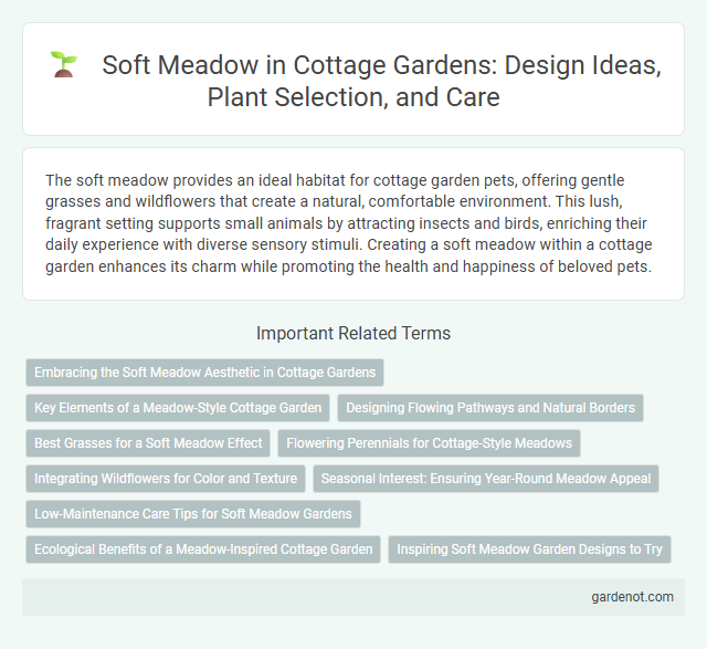 Soft Meadow in Cottage Gardens: Design Ideas, Plant Selection, and Care