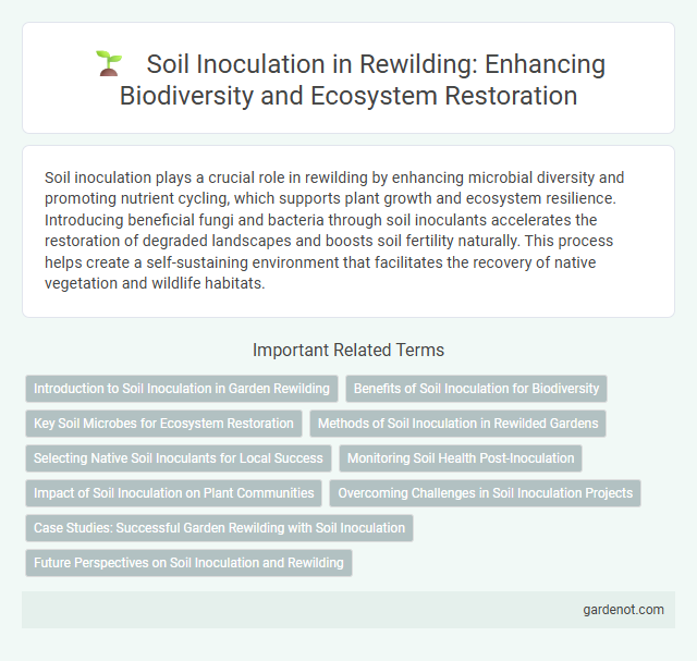 Soil Inoculation in Rewilding: Enhancing Biodiversity and Ecosystem Restoration