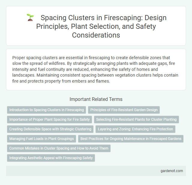 Spacing Clusters in Firescaping: Design Principles, Plant Selection, and Safety Considerations