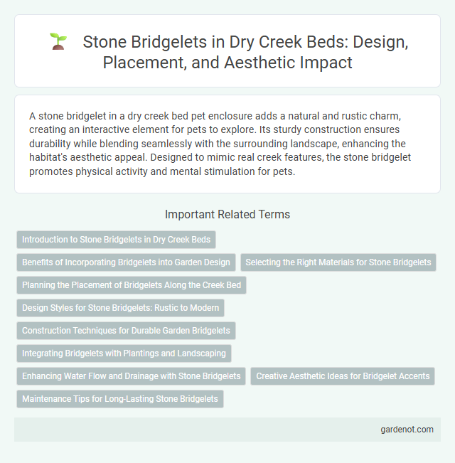 Stone Bridgelets in Dry Creek Beds: Design, Placement, and Aesthetic Impact