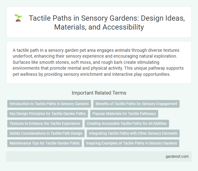 Tactile Paths in Sensory Gardens: Design Ideas, Materials, and Accessibility