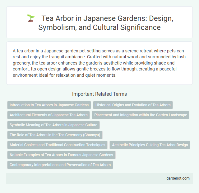Tea Arbor in Japanese Gardens: Design, Symbolism, and Cultural Significance