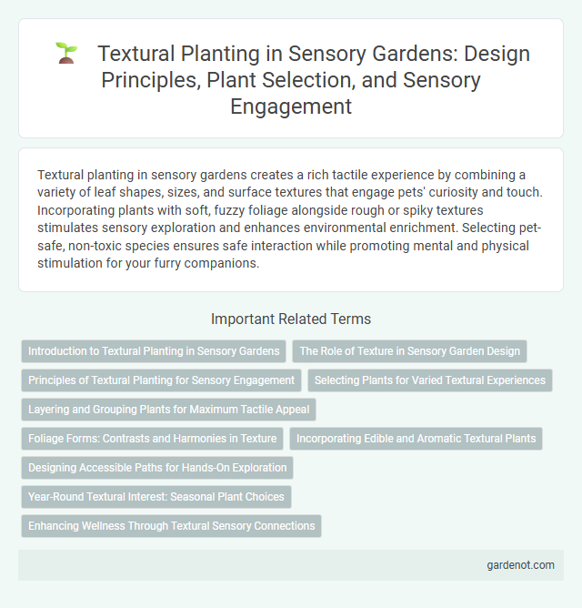 Textural Planting in Sensory Gardens: Design Principles, Plant Selection, and Sensory Engagement