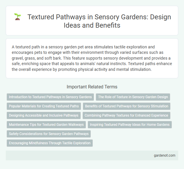 Textured Pathways in Sensory Gardens: Design Ideas and Benefits