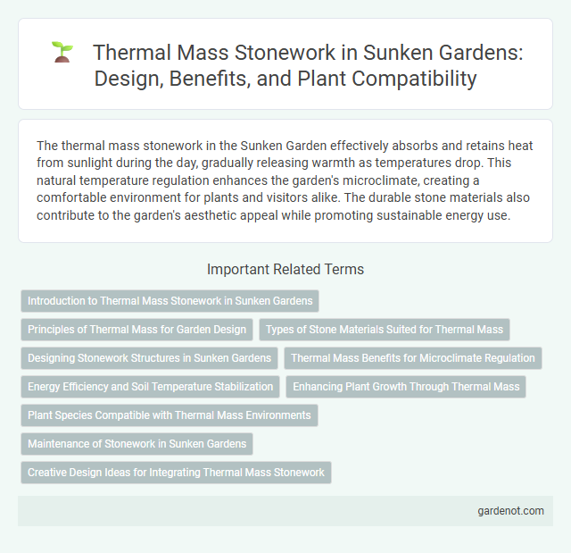 Thermal Mass Stonework in Sunken Gardens: Design, Benefits, and Plant Compatibility