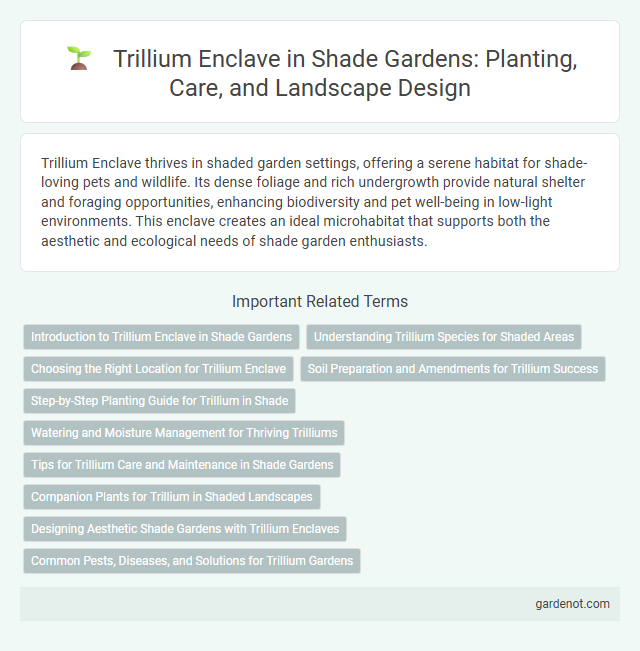Trillium Enclave in Shade Gardens: Planting, Care, and Landscape Design