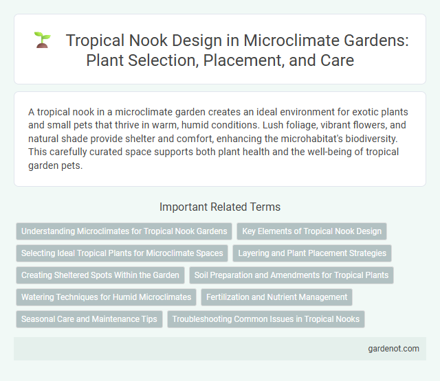Tropical Nook Design in Microclimate Gardens: Plant Selection, Placement, and Care