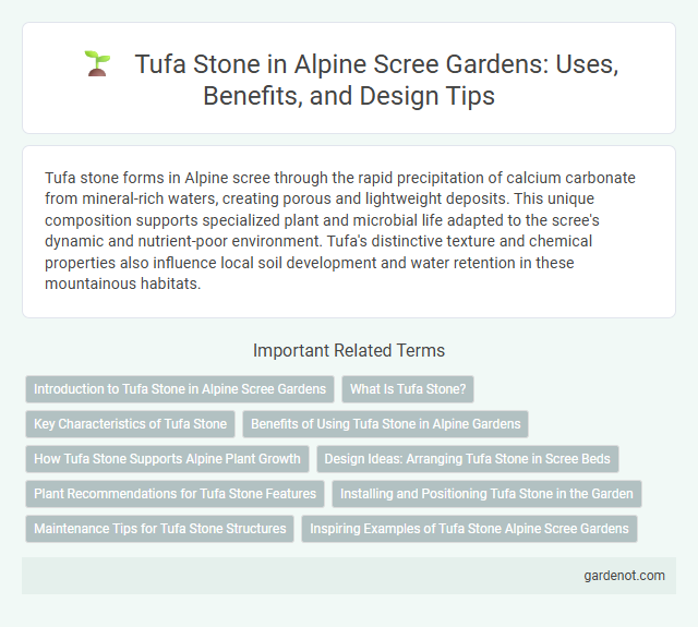 Tufa Stone in Alpine Scree Gardens: Uses, Benefits, and Design Tips