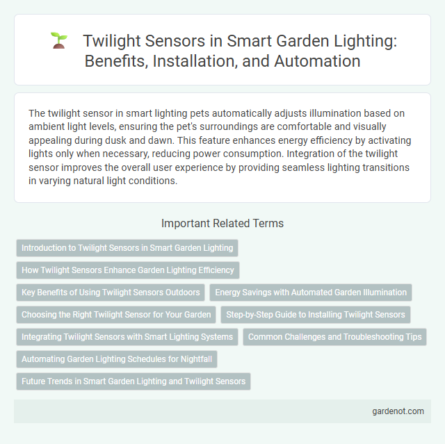 Twilight Sensors in Smart Garden Lighting: Benefits, Installation, and Automation