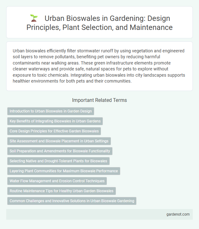 Urban Bioswales in Gardening: Design Principles, Plant Selection, and Maintenance