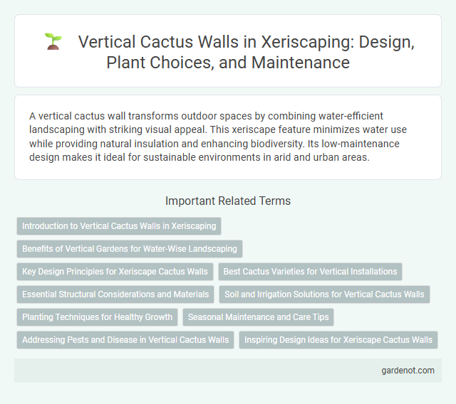 Vertical Cactus Walls in Xeriscaping: Design, Plant Choices, and Maintenance