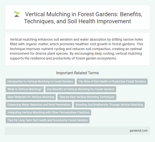Vertical Mulching in Forest Gardens: Benefits, Techniques, and Soil Health Improvement