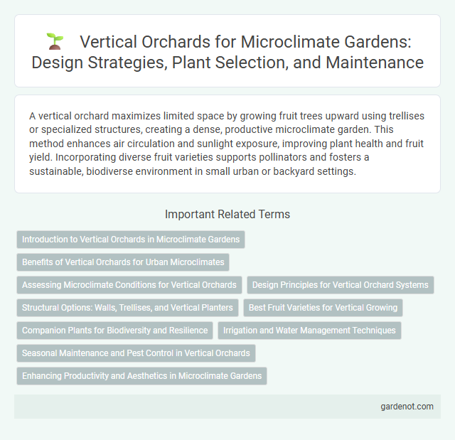 Vertical Orchards for Microclimate Gardens: Design Strategies, Plant Selection, and Maintenance