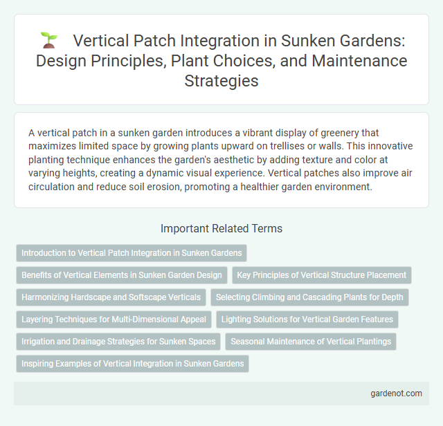 Vertical Patch Integration in Sunken Gardens: Design Principles, Plant Choices, and Maintenance Strategies