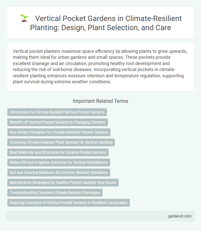 Vertical Pocket Gardens in Climate-Resilient Planting: Design, Plant Selection, and Care
