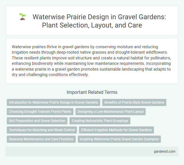 Waterwise Prairie Design in Gravel Gardens: Plant Selection, Layout, and Care