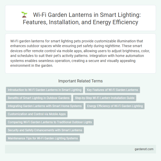 Wi-Fi Garden Lanterns in Smart Lighting: Features, Installation, and Energy Efficiency