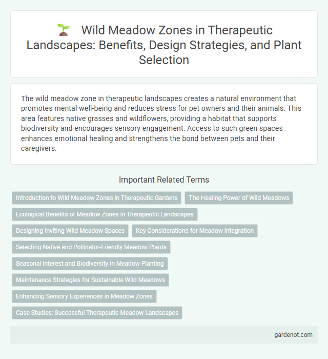 Wild Meadow Zones in Therapeutic Landscapes: Benefits, Design Strategies, and Plant Selection