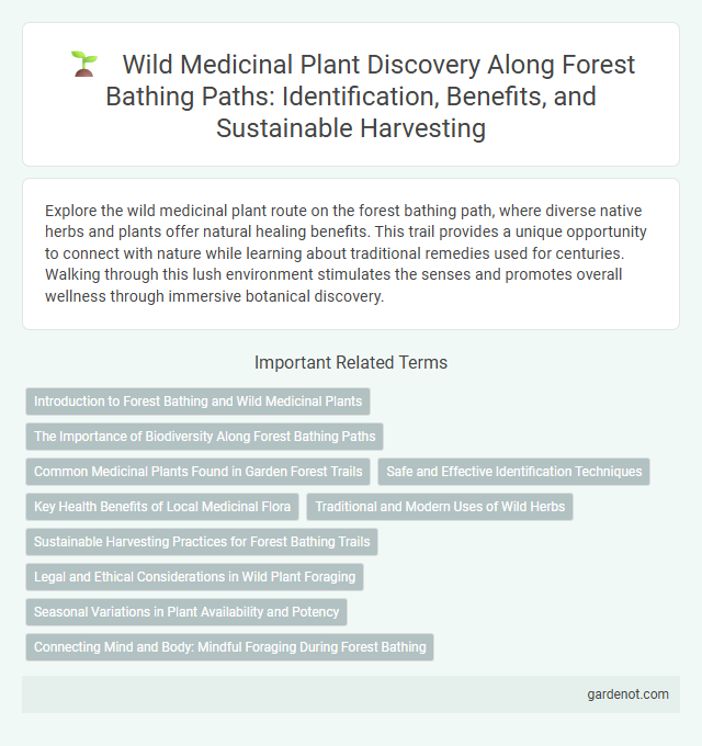 Wild Medicinal Plant Discovery Along Forest Bathing Paths: Identification, Benefits, and Sustainable Harvesting
