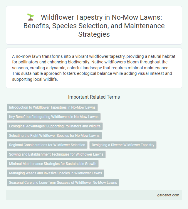Wildflower Tapestry in No-Mow Lawns: Benefits, Species Selection, and Maintenance Strategies