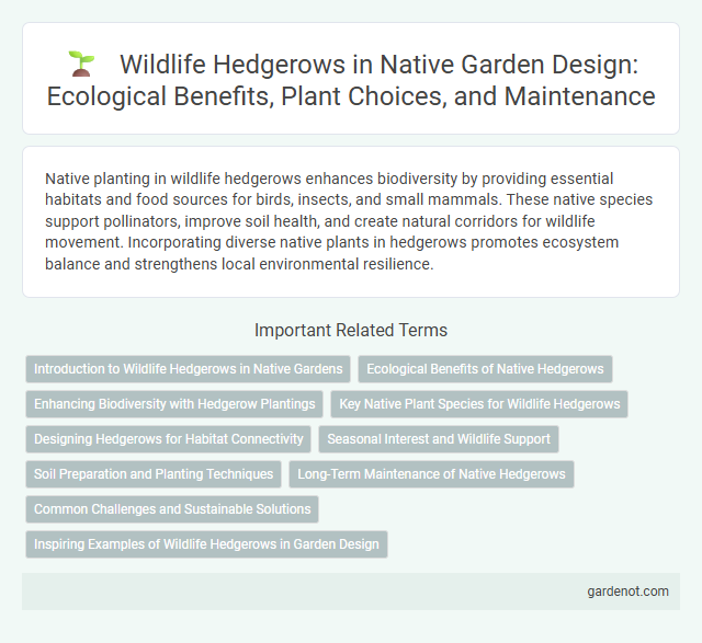 Wildlife Hedgerows in Native Garden Design: Ecological Benefits, Plant Choices, and Maintenance